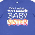 thumbnail image 4 of Inktastic Don't Mess with my Baby Sister Youth T-Shirt, 4 of 5