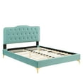 thumbnail image 3 of Modway Amber King Platform Bed in Mint, 3 of 10