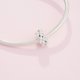 thumbnail image 5 of Charm Spacer PANDORA con forma de margarita blanca, plata de ley, 5 of 6