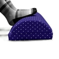 thumbnail image 5 of Navy Foot Rest, Polka Dots Pattern Nostalgic Feminine Shabby Form Little Spots Motif, Non-Slip Backing Adjustable Ergonomic Memory Foam Leg Support for Office, Purple White, by Ambesonne, 5 of 5