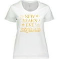thumbnail image 3 of Inktastic New Year's Eve Squad with Stars in Gold Women's Plus Size T-Shirt, 3 of 5