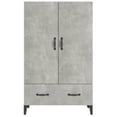 thumbnail image 3 of vidaXL Highboard Concrete Grey 70x31x115 cm Engineered Wood, 3 of 5