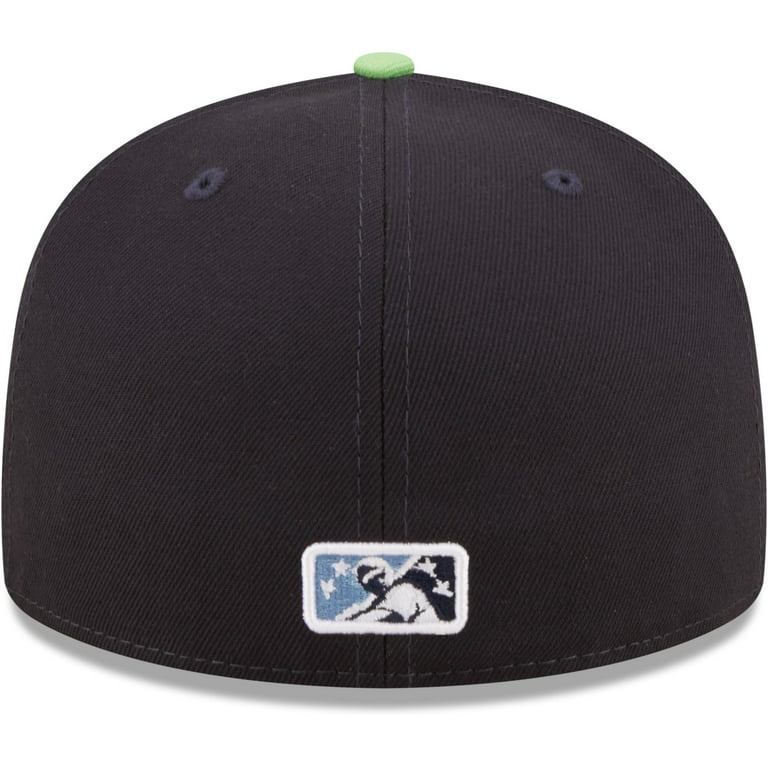 Men's New Era Navy Hillsboro Hops Authentic Collection 59FIFTY Fitted Hat 