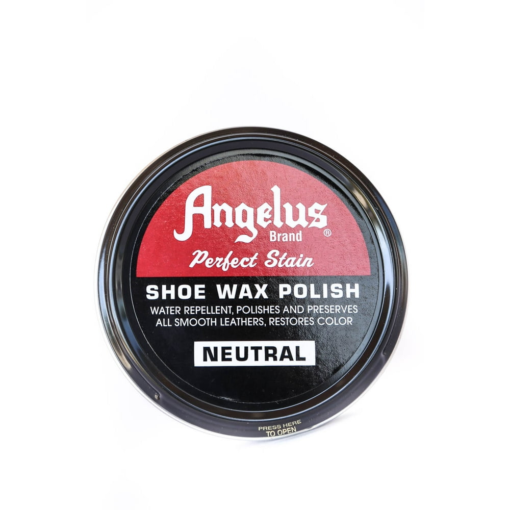 Angelus Bran Leather Shoe Carnauba Wax Polish High Gloss Army Shine 3 oz