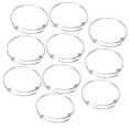 thumbnail image 2 of Adjustable Bangle,10Pcs Stainless Steel Bangle Stainless Steel Bangle Expandable Bangle Seamless Integration, 2 of 14