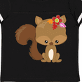 thumbnail image 4 of Inktastic Spring Animals, Cute Squirrel, Colorful Flowers Boys or Girls Toddler T-Shirt, 4 of 5