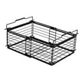thumbnail image 2 of Luzkey Freezer Organizer Bin Deep Freezer Organizer Organization Carbon Steel Stackable Storage Rack Refrigerator Basket for Kitchen Black, 2 of 8