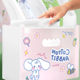 thumbnail image 4 of Carpeta vertical oblicua para bolsa de órgano bucal, información de almacenamiento de papel de prueba para estudiantes de múltiples capas, 4 of 5