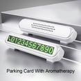 thumbnail image 5 of Yesfashion Temporary Car Parking Card Telephone Number Card Night Light Car Phone Number Card Hidden Number Plate, 5 of 7