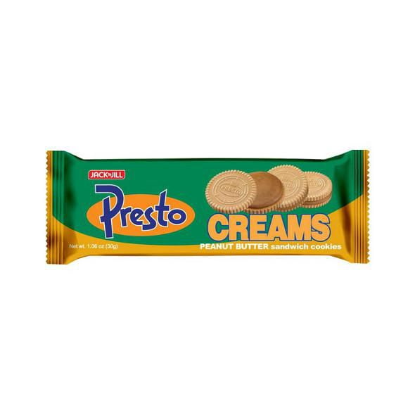 Jack & Jill Presto Peanut Butter Cookies, 10/30g