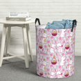 thumbnail image 6 of Naloa Easter Rabbit Large Laundry Basket Waterproof Round Collapsible Storage bin with Handles for Hamper Kids Room,Toy Storage, 6 of 6
