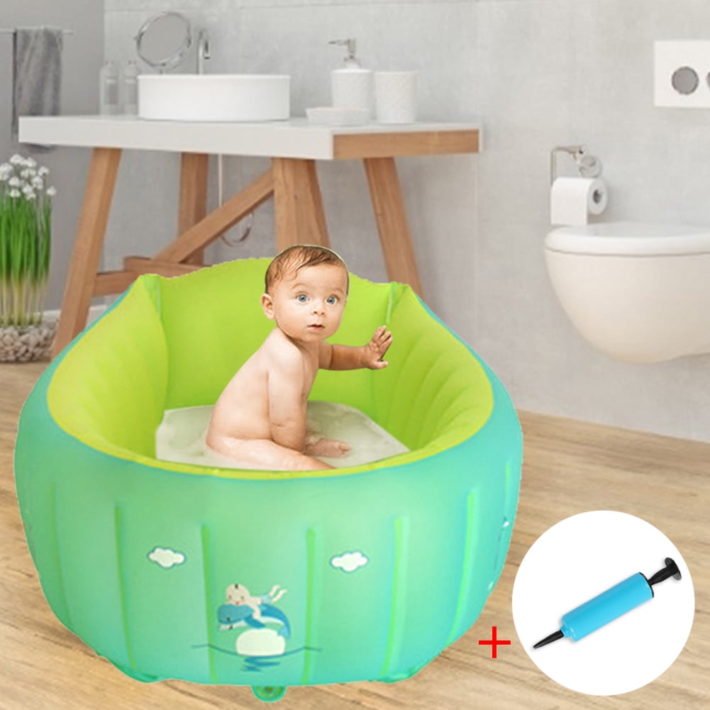Julam Baby Inflatable Bathtub Portable Infant Toddler Bathing Tub Nonslip Travel Bathtub Kids Shower Basin For Toddlers Walmart Com Walmart Com