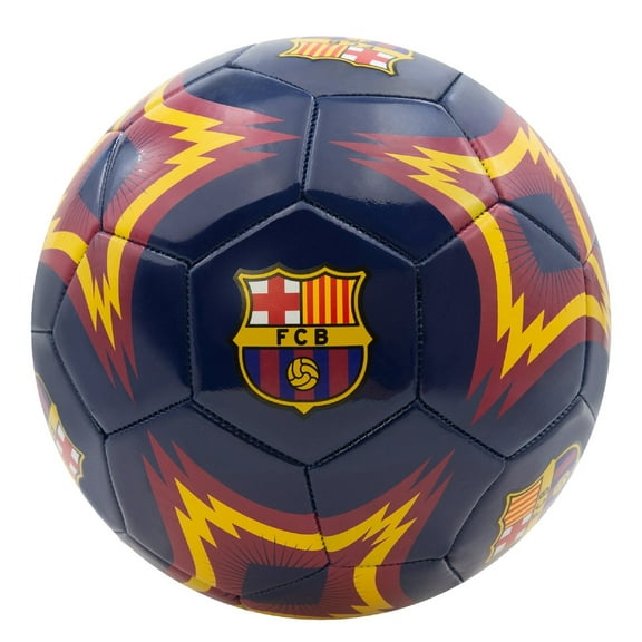 Icon Sports FC Barcelona Kaleidoscope Design Size 5 Soccer Ball [Navy]