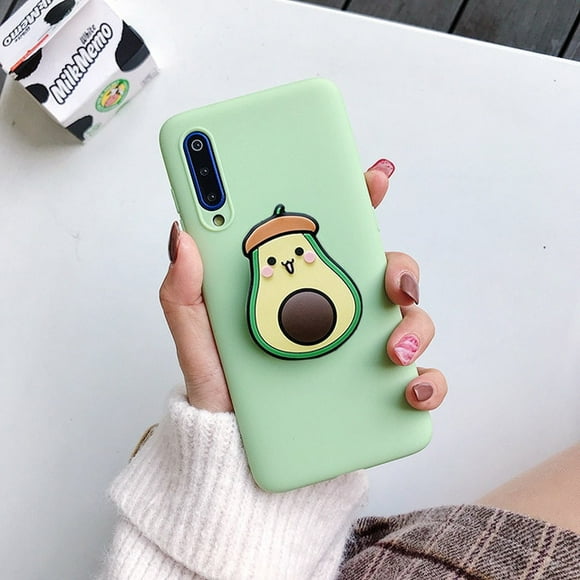 3D Silicone Cartoon Phone Holder Case For Samsung Galaxy S20 S21 FE Plus Ultra S10 5g S10e Lite S9 S8 Plus Stand Cover