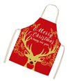 thumbnail image 3 of Christmas Decoration Apron for Women Men Adjustable Kitchen Cooking Baking Apron, 3 of 9