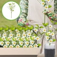 thumbnail image 5 of sruoe Artificial Flowers, Bouquet Artificial Flowers, Fake Flowers, Spring Contemporary Style Rose Hydrangeas Green Plant Faux Floral for Garden, Birthday, Wedding Decoration Decor, 5 of 6