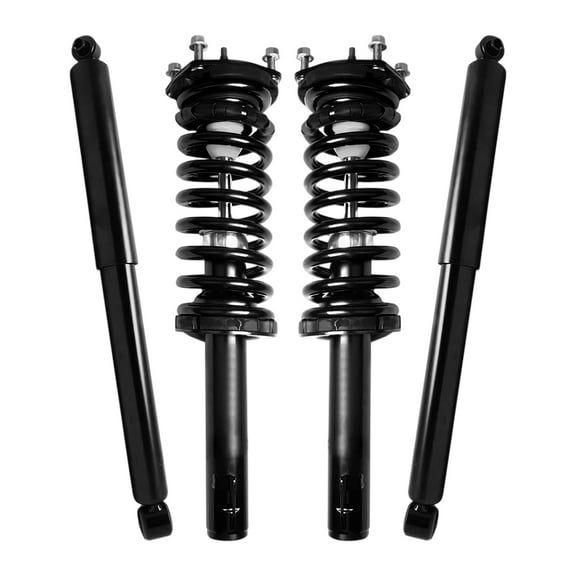 AutoShack Front Complete Strut & Coil Spring   Shock Absorber Replacement for 2005-2010 Jeep Grand Cherokee 4-PC Kit