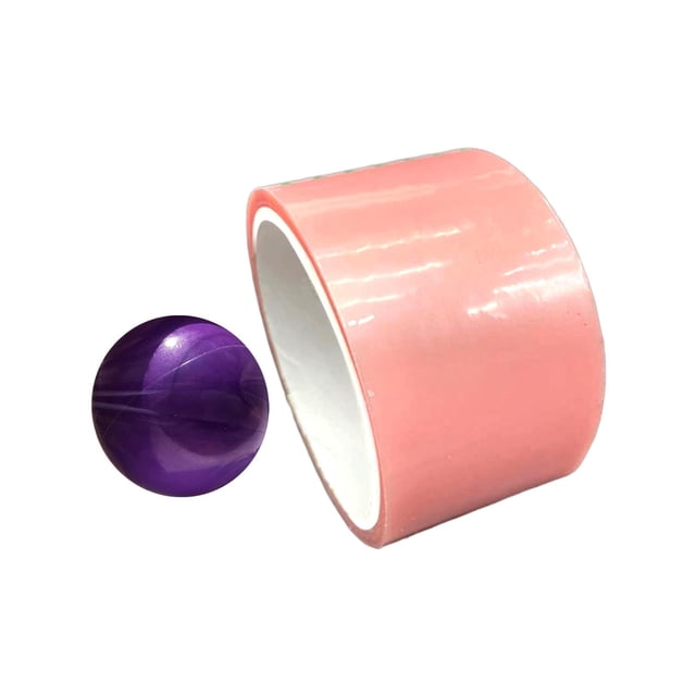 Cinta adhesiva para rodar bolas con juego de pelota, juguete educativo hecho a mano para adultos. Rosa