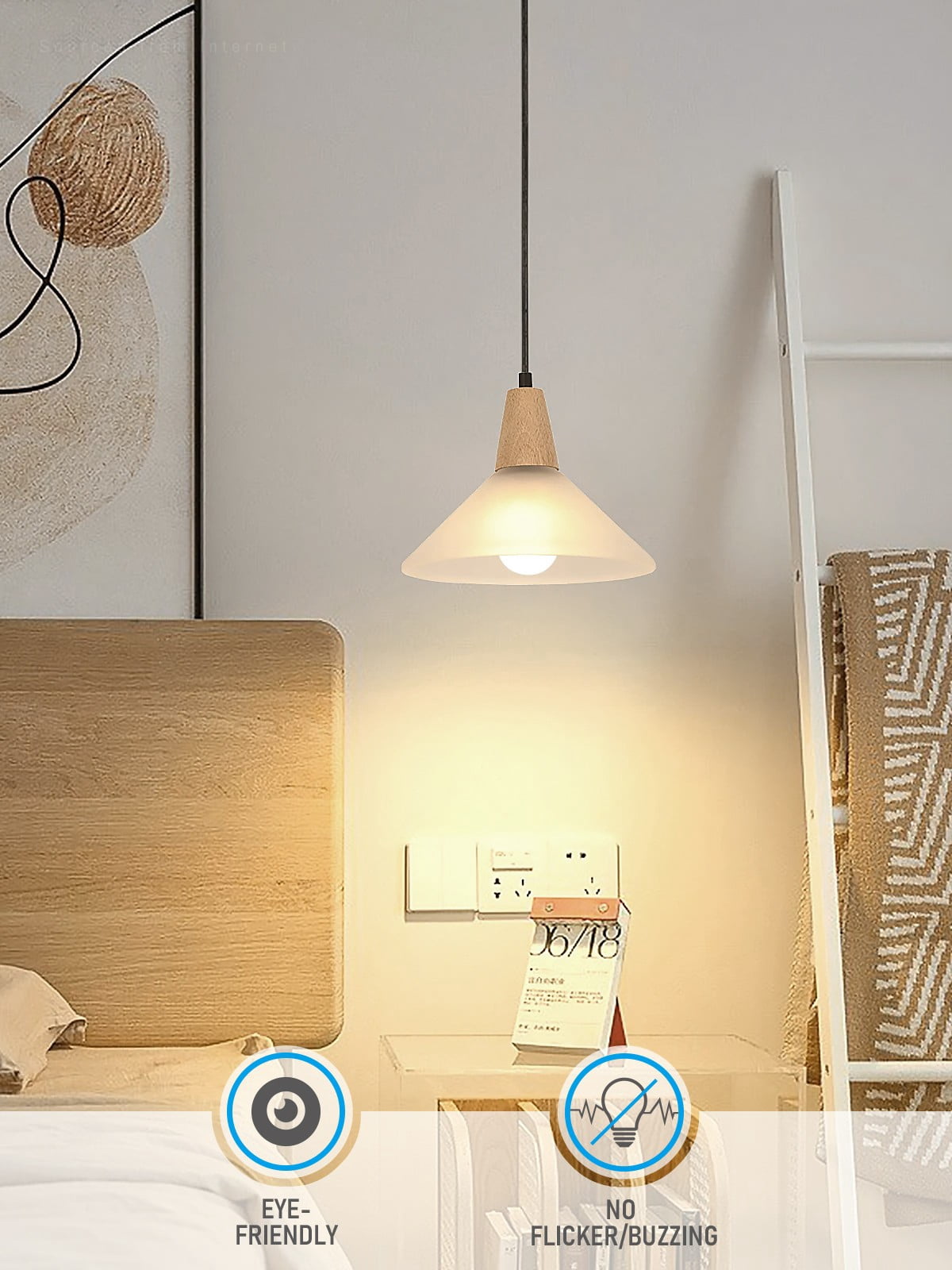 30 Pack A19 LED Light Bulbs 60W Equivalent, UL Listed, Dimmable, E26 Standard Base, Flicker Free