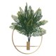 thumbnail image 2 of Xihbxyly Decoración de Pared con Plantas, Aro Colgante de Metal Dorado, Vegetación Artificial Realista, Decoración Versátil para El Hogar o La Oficina, Bodas, Fiestas, Navidad, 30 X 30 Cm, 40 X 40 Cm, 2 of 7