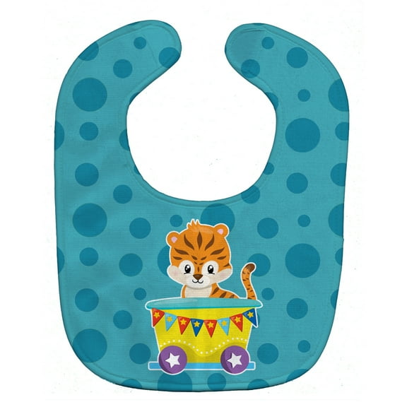 Caroline's Treasures Baby Bib, Tiger, Blue