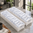 Cable Management Pvc Box 2 Pack 11 Grid Stackable Plastic Cable Organizer Box for Desktop Cord ...
