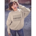 thumbnail image 2 of Sunkissed Women Sweatshirt, Female 3X-Large, 2 of 4