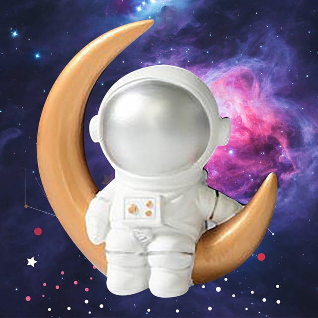 EGNMCR Room Decor, Home Decor New Product Exclusive Creative Resin Spaceman Jewelry Astronaut resin