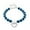Blue, variant on Pet Collars Pearls And Dog Pet Dog Chain Cat Adjustable Dog Dog, 25 cm, Purple