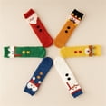 thumbnail image 5 of Inevnen Christmas Socks for Adults Cute Santa Snowman Reindeer Pattern Crew Socks Fuzzy Slipper Socks, 5 of 7