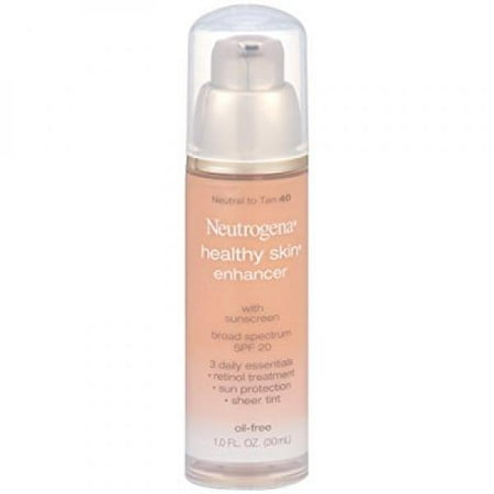 Neutrogena Healthy Skin Enhancer Broad Spectrum SPF 20, Neutral To Tan 40, 1 Fl. (Best Tan Enhancer For Sunbeds)