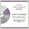 thumbnail image 5 of Exclusive Home Loha Tuxedo Tab Top Curtain Panel Pair, 54"x84", Natural, 5 of 7