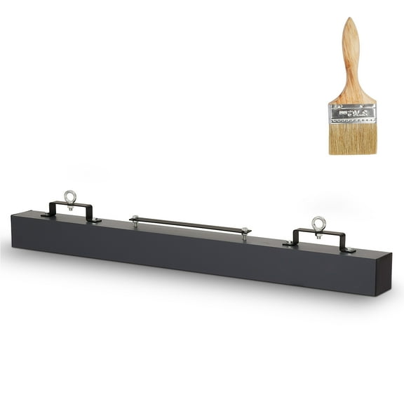 48 Inch Mounted Magnetic Sweeper,120 Lbs Heavy Duty Magnetic Forklift Sweeper,Industrial Magnet Steel Material Collection Accessory for Picking Up nails,Bolts,Iron Filings