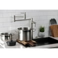 thumbnail image 4 of Kingston Brass KS8708DL Concord Deck Mount Pot Filler Faucet, Brushed Nickel, 4 of 8