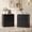 Black, variant on May in Color Natural Handle‑Free 3‑Drawer Dresser, Tall Nightstand, Modern Storage Cabinet for Bedroom, Living Room, Office