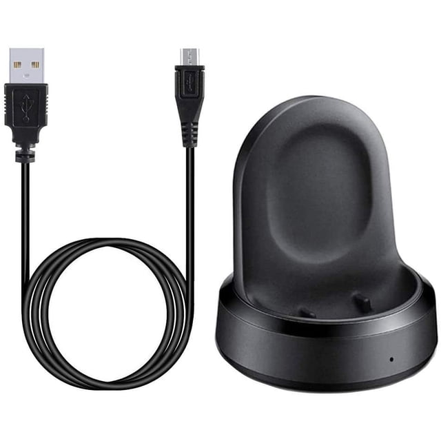 Tianle Charger Compatible with Samsung Galaxy Watch 1 42mm/46mm, Replacement Charging Dock Cradle Compatible with Galaxy Watch SM-R800/R810/R815 Smart Watch (Black)