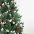 thumbnail image 5 of Árbol de Navidad artificial de pino de 4/5/6/7 pies, árbol de Navidad, decoración navideña para año nuevo con soporte de metal resistente, árbol de Navidad blanco y rosa, 5 of 5