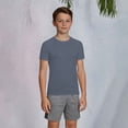 thumbnail image 4 of Coerni Boys Girls Athletic Shirts Kids Summer Short Sleeve Workout T Shirt Quick Dry Gym Tops Tee Breathable Compression Underwear, 4 of 9
