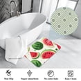 thumbnail image 3 of Watermelon Non-Slip Polyester Door Mat Floor Rug, Machine Washable Office Rug, 3 of 6
