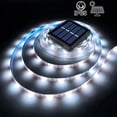 thumbnail image 6 of Outdoor Solar LED Strip Lights, 16.4FT 32.8FT, 3000K Warm White  6000K White, 300 600 LEDs, Cuttable, 8 Modes, IP65 Waterproof for Garden, Patio  Holiday Decor, 6 of 13