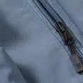 thumbnail image 3 of HOOMEUMY Mens Cargo Vest Deals Standing Collar Jacket Pocket Design Casual Workout Sleeveless Clothes Fashion 2024 Trendy Classic Solid Coat Gray XXXXL, 3 of 5