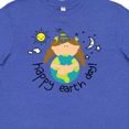 thumbnail image 4 of Inktastic Girls Happy Earth Day Youth T-Shirt, 4 of 5