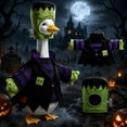 thumbnail image 6 of Nkmbld Halloween Porch Goose Outfits for 23" Cement Plastic Geese Costume for Fall Yard Lawn Outdoor Garden Patio Statue Halloween Thanksgiving Decor, 6 of 9