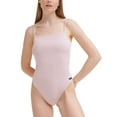 thumbnail image 3 of Calvin Klein Jeans Square Neck Bodysuit, Pink, Large, 3 of 4