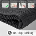 thumbnail image 5 of TJOUL Bathroom Rug Mat, Extra Soft Non Slip Absorbent Water Bath Rug, Quick Dry Machine Washable Chenille Shaggy Shower Mat, Bath Mat for Bathroom Floor, Home Decor Accessories, 5 of 15