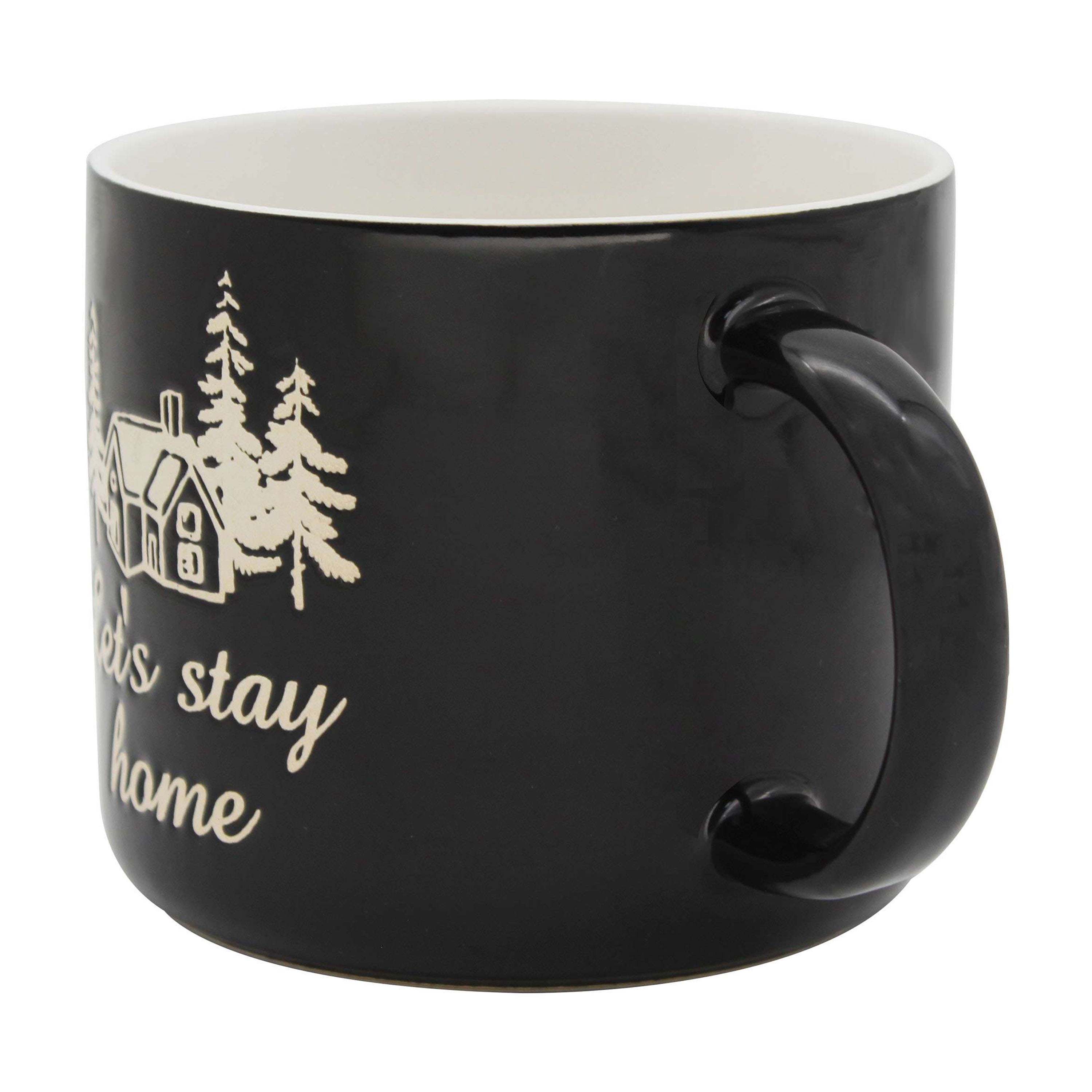 Mainstays 2-Wick 13-ounce Reusable Home Holiday Coffee Mug Scented Candle, Cozy Comfort