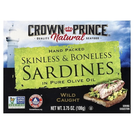 SKINLESS & BONELESS SARDINES IN PURE OLIVE OIL