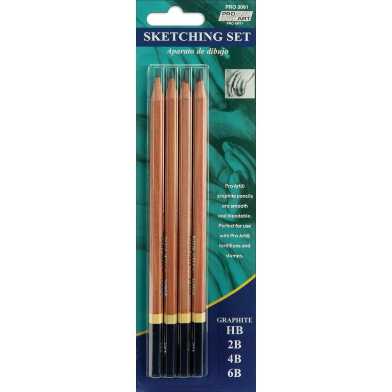 10 Colored Pencils Proart Artists Studio in Plastic Case, Colored