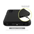onn. Rugged Phone Case for Samsung Galaxy A15 5G - Black