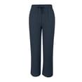 thumbnail image 6 of Women's High Waist Elastic Rayon Wide Leg Pants Casual Flowing Beach Trousers With Side Pockets Loose Breathable Summer Relaxed Fit, 6 of 9